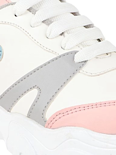 Stylestry Women's & Girls White Stylish Shoes