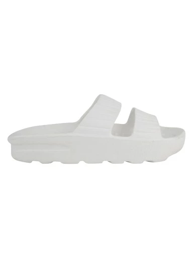 Stylestry Women White Solid Sliders