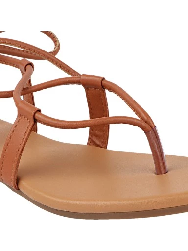 Stylestry Womens & Girls Gladiator Style Flats