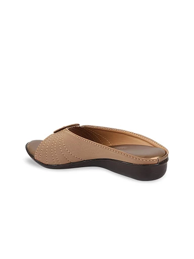 Stylestry Womens & Girls Cream-Coloured Embellished One Toe Flats with Bows