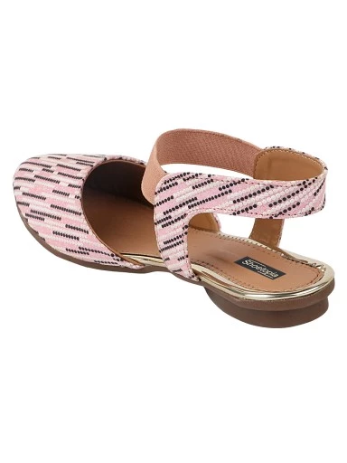 Stylestry Pink Women Flat Mules Bellies Sandals