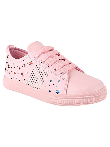 Stylestry Womens & Girls Pink Casual Sneakers Shoes