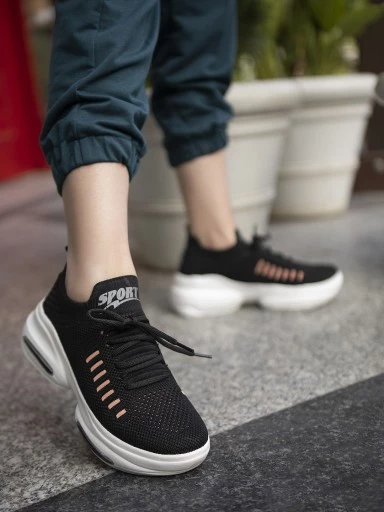 Stylestry Women Black & Pink Walking Shoes