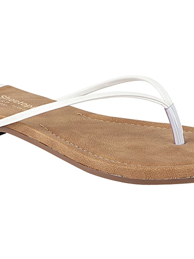Stylestry Womens & Girls White Solid Open Toe Flats