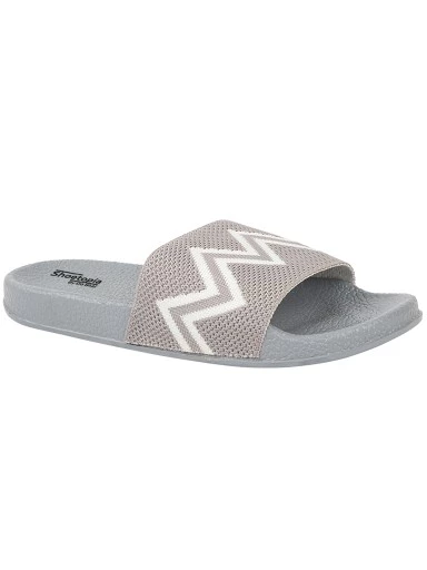 Stylestry Women Grey & White Printed Sliders