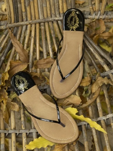 Stylestry Womens & Girls Black Solid Open Toe Flats