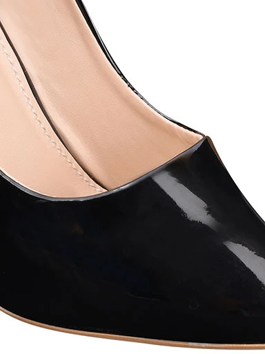 Stylestry Womens & Girls Black Solid Stiletto Pumps