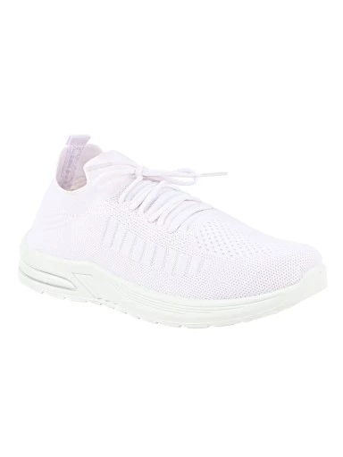 Stylestry Women White Walking Shoes