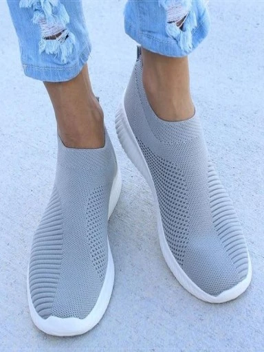 Stylestry Womens & Girls Grey Casual Walking Shoes