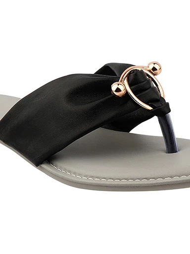 Stylestry Womens & Girls Black Flats T-Strap Flats