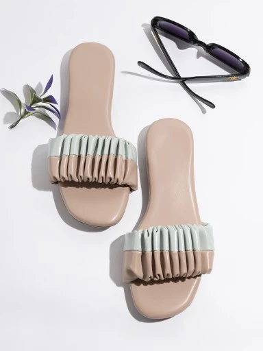 Stylestry Women & Girls Peach Flats