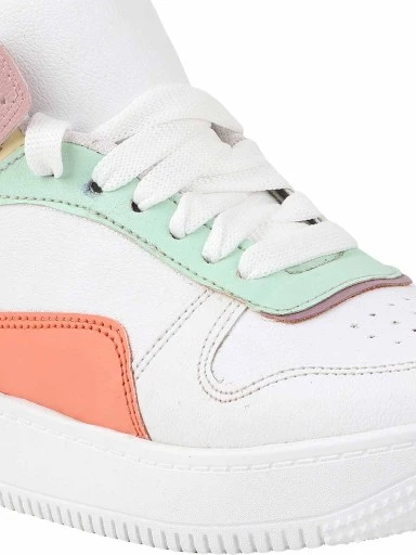 Stylestry Women & Girls White Smart Casual Sneakers