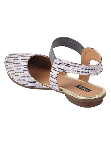 Stylestry Grey Women Flat Mules Bellies Sandals
