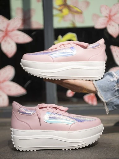 Stylestry Women Pink Sneakers