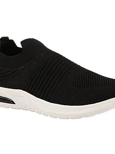 Stylestry Womens & Girls Black Casual Walking/Running Shoes