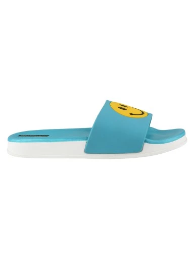 Stylestry Women Blue Printed Sliders