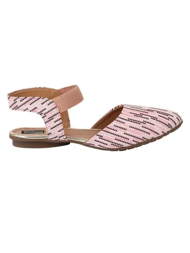 Stylestry Pink Women Flat Mules Bellies Sandals