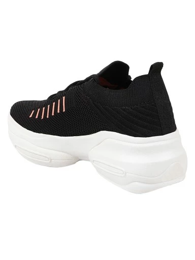 Stylestry Women Black & Pink Walking Shoes