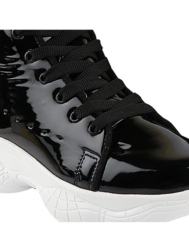 Stylestry Womens & Girls Black High-Top Boots