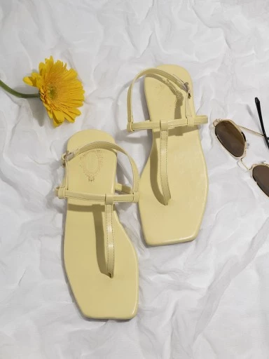 Stylestry Women & Girls Yellow Flats