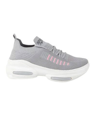 Stylestry Women Grey Walking Shoes