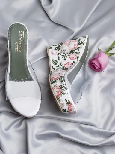 Stylestry white Block Sandals