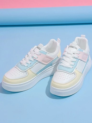 Stylestry Women & Girls White Smart Casual Sneakers