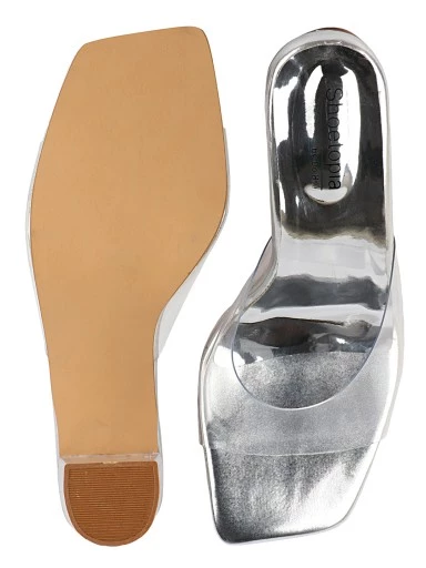 Stylestry Women & Girls Silver Heels