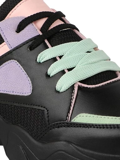 Stylestry Women Black Walking Shoes