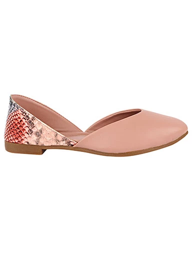 Stylestry Womens & Girls Peach Solid Ballerinas Flats