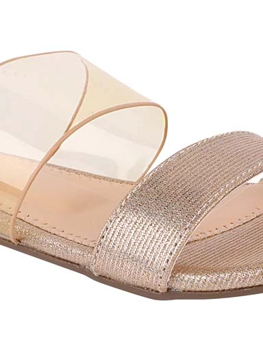 Stylestry Womens & Girls Transparent Open Toe Flats