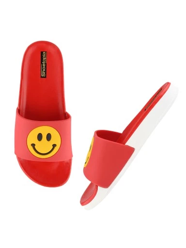 Stylestry Women Red Printed Thong Flip-Flops