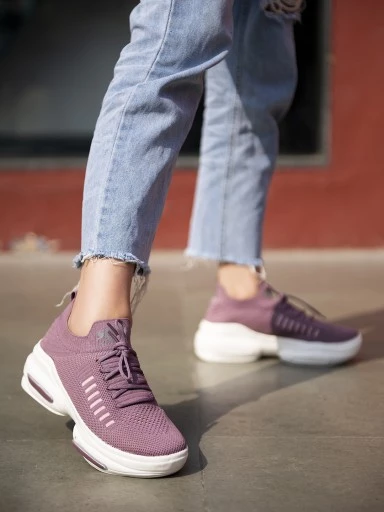 Stylestry Women Peach-Coloured Walking Shoes