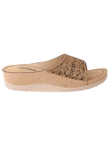 Stylestry Women's & Girl's Cream Embellished Sandals