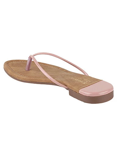 Stylestry Womens & Girls Peach Solid Open Toe Flats