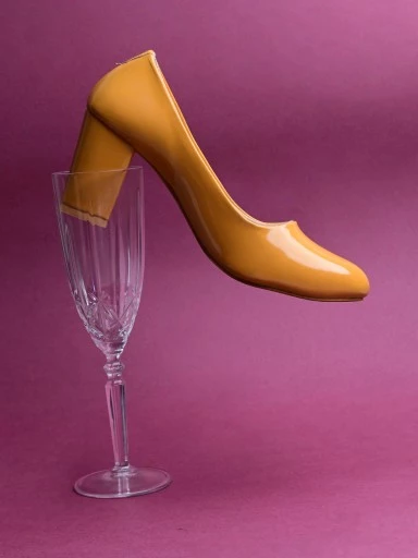 Stylestry Women's & Girl's Yellow Solid Pumps Block Heels
