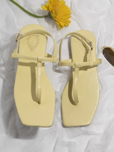 Stylestry Women & Girls Yellow Flats