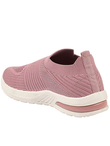 Stylestry Womens & Girls Peach Casual Walking/Running Shoes