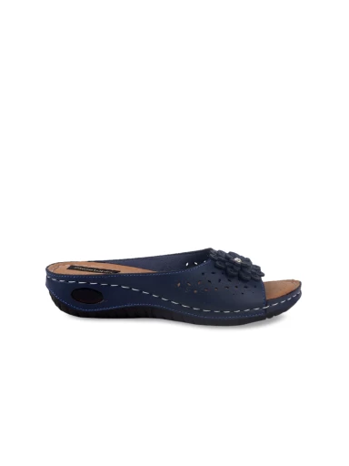 Stylestry Women Blue Solid Open Toe Flats