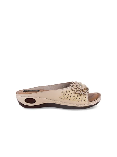 Stylestry Women Beige Solid Open Toe Flats