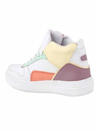 Stylestry Women & Girls White Smart Casual Sneakers