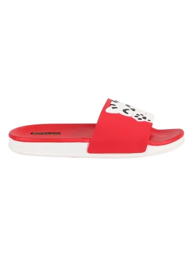 Stylestry Women Red Printed Sliders