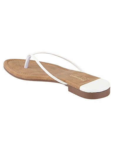 Stylestry Womens & Girls White Solid Open Toe Flats