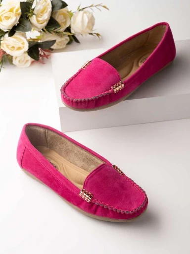 Stylestry Women Pink Printed Suede Espadrilles
