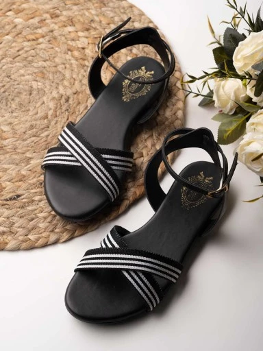 Stylestry Womens & Girls Open Toe Flats