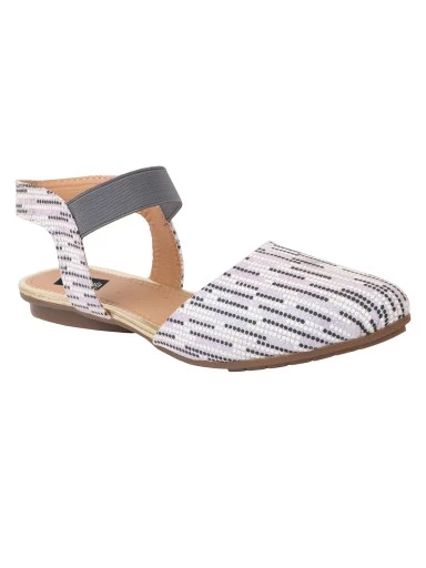 Stylestry Grey Women Flat Mules Bellies Sandals
