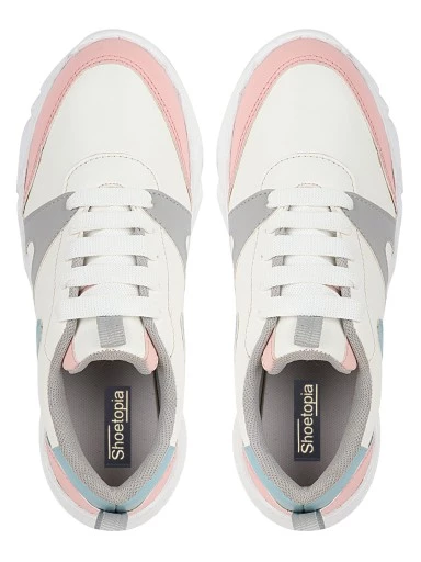 Stylestry Women's & Girls White Stylish Shoes