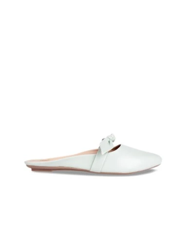 Stylestry Women Green Solid Synthetic Mules