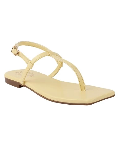 Stylestry Women & Girls Yellow Flats