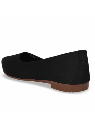 Stylestry Women Black Solid Ballerinas